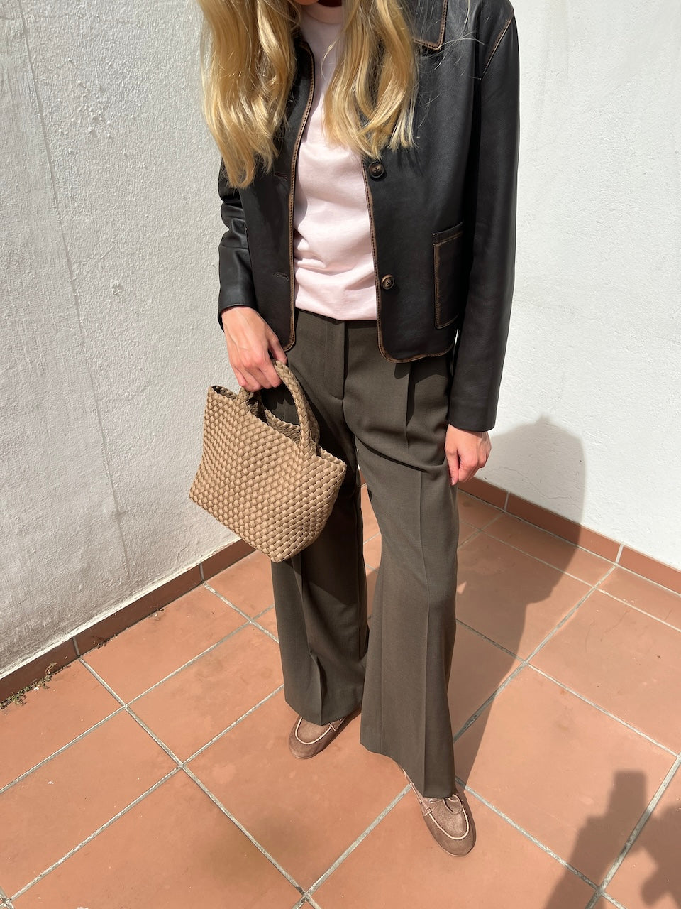 Darcey Wool Trousers walnut brown