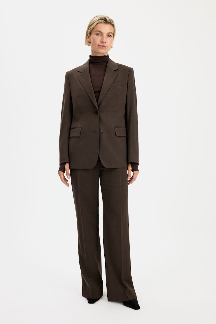 Delilah Blazer walnut brown