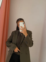 Delilah Blazer walnut brown