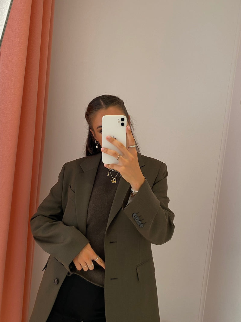 Delilah Blazer walnut brown