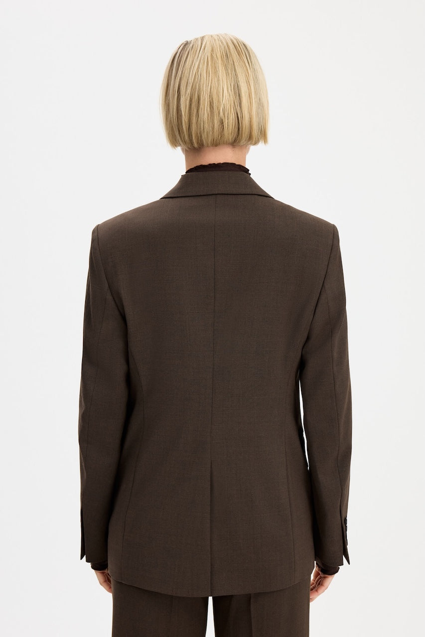 Delilah Blazer walnut brown