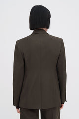 Delilah Blazer walnut brown