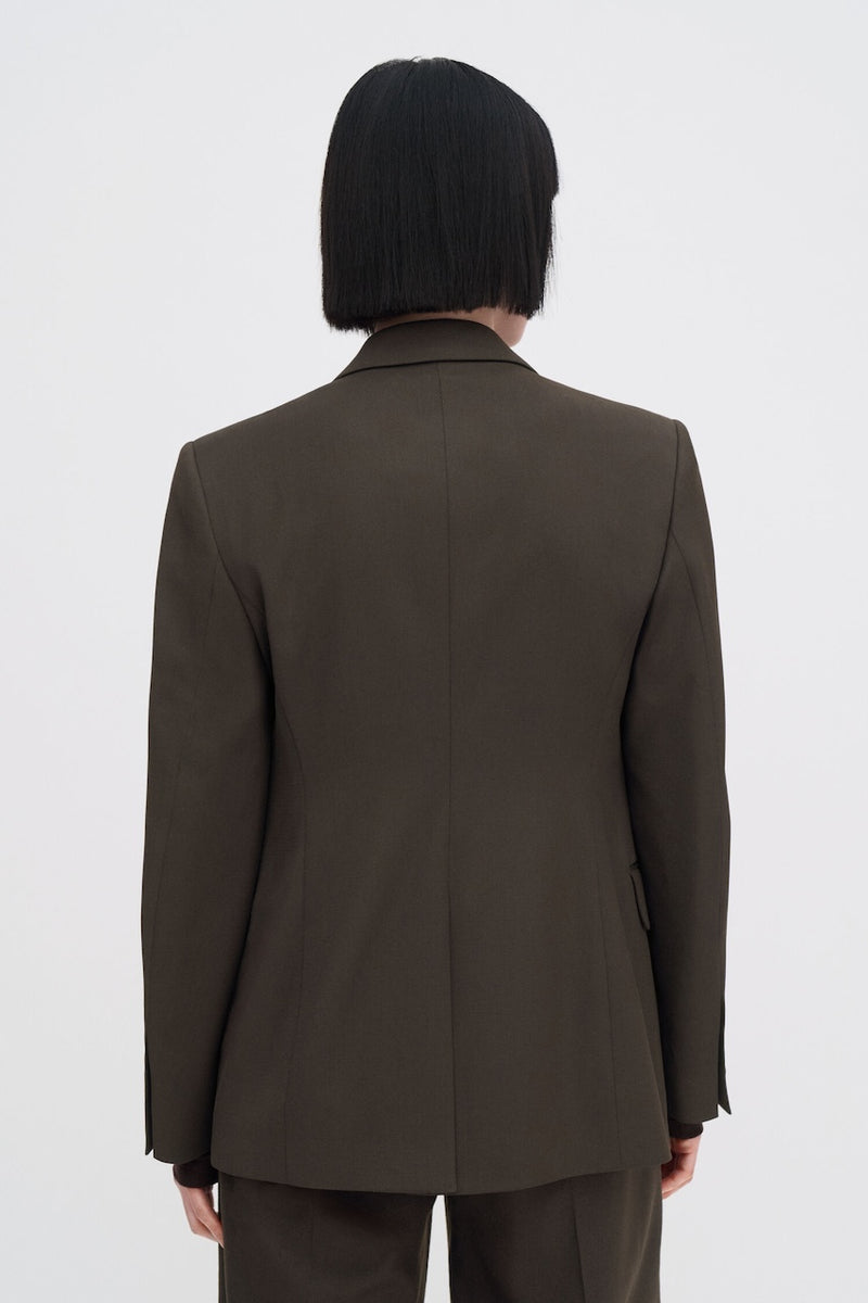 Delilah Blazer walnut brown