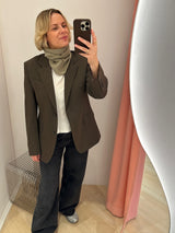 Delilah Blazer walnut brown