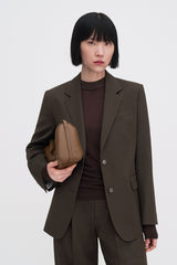 Delilah Blazer walnut brown