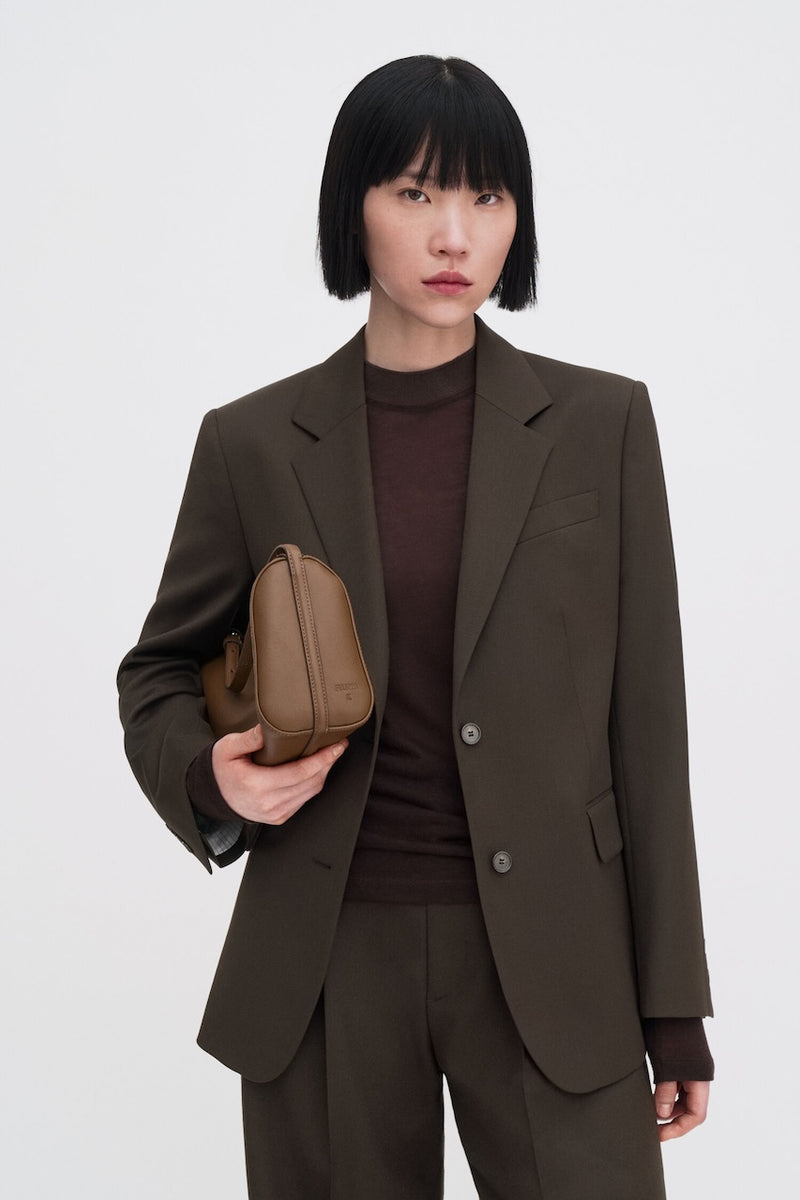 Delilah Blazer walnut brown