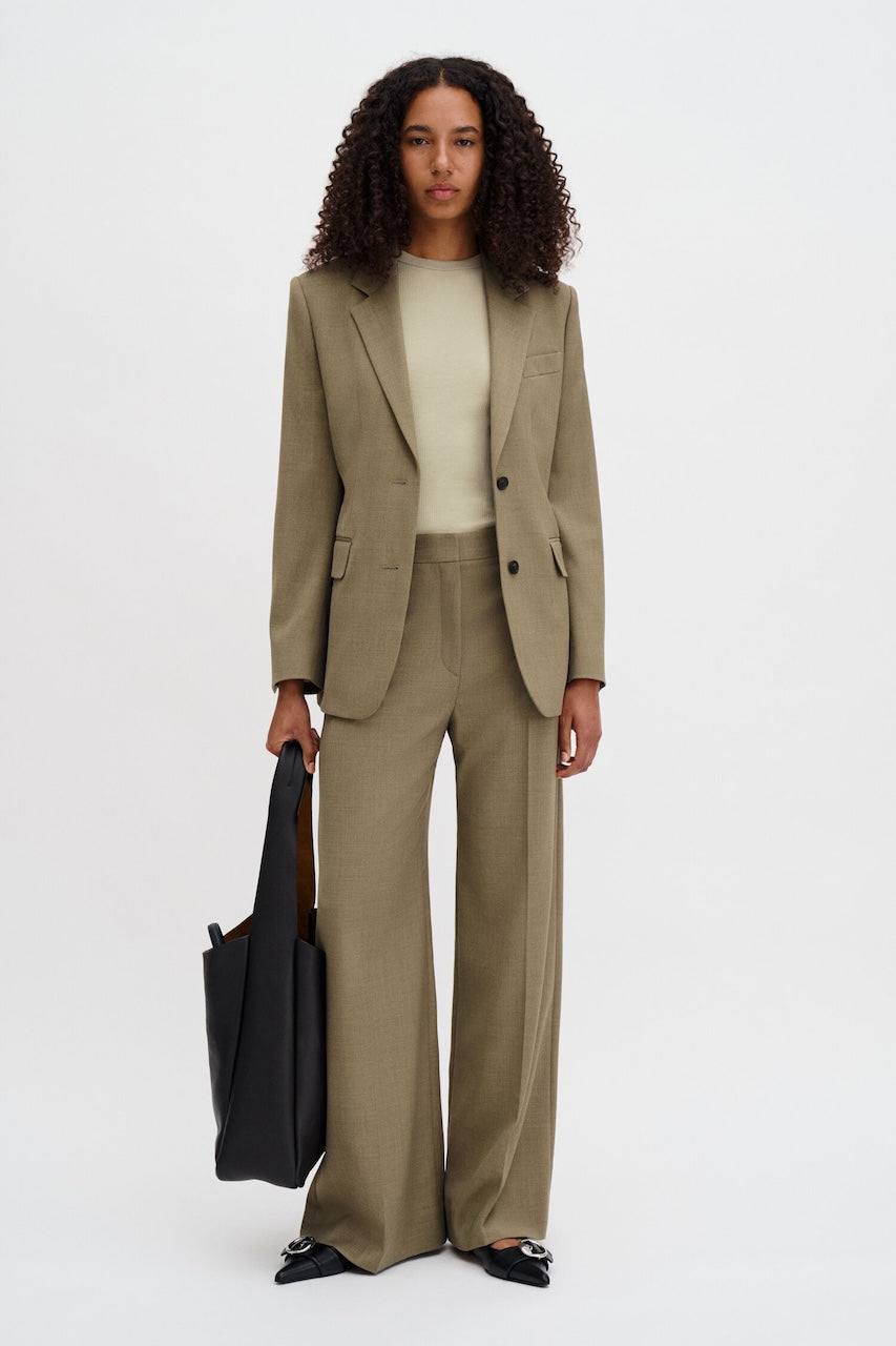 Fine Rib Tee light green