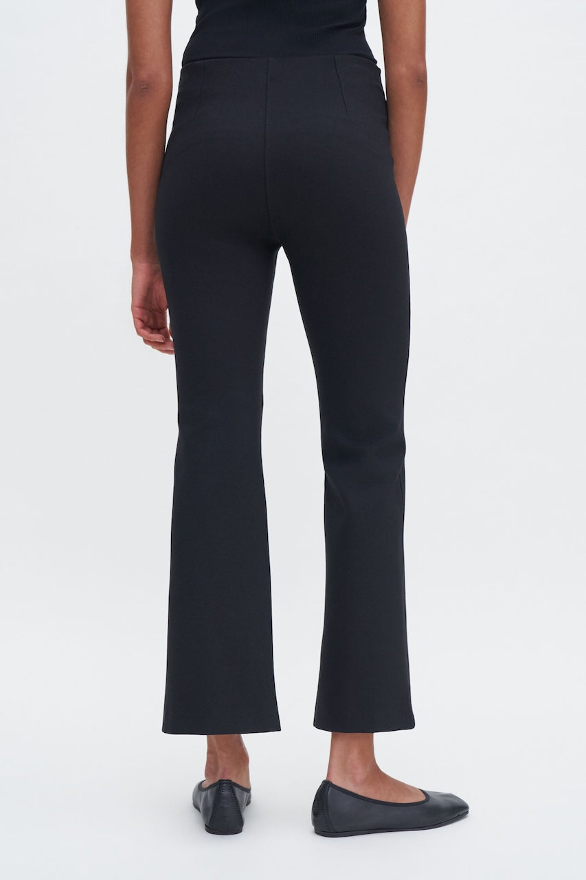 Flared Jersey Trousers