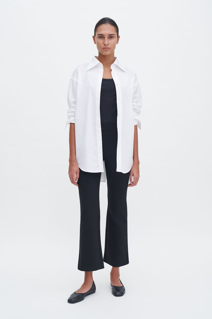 Flared Jersey Trousers