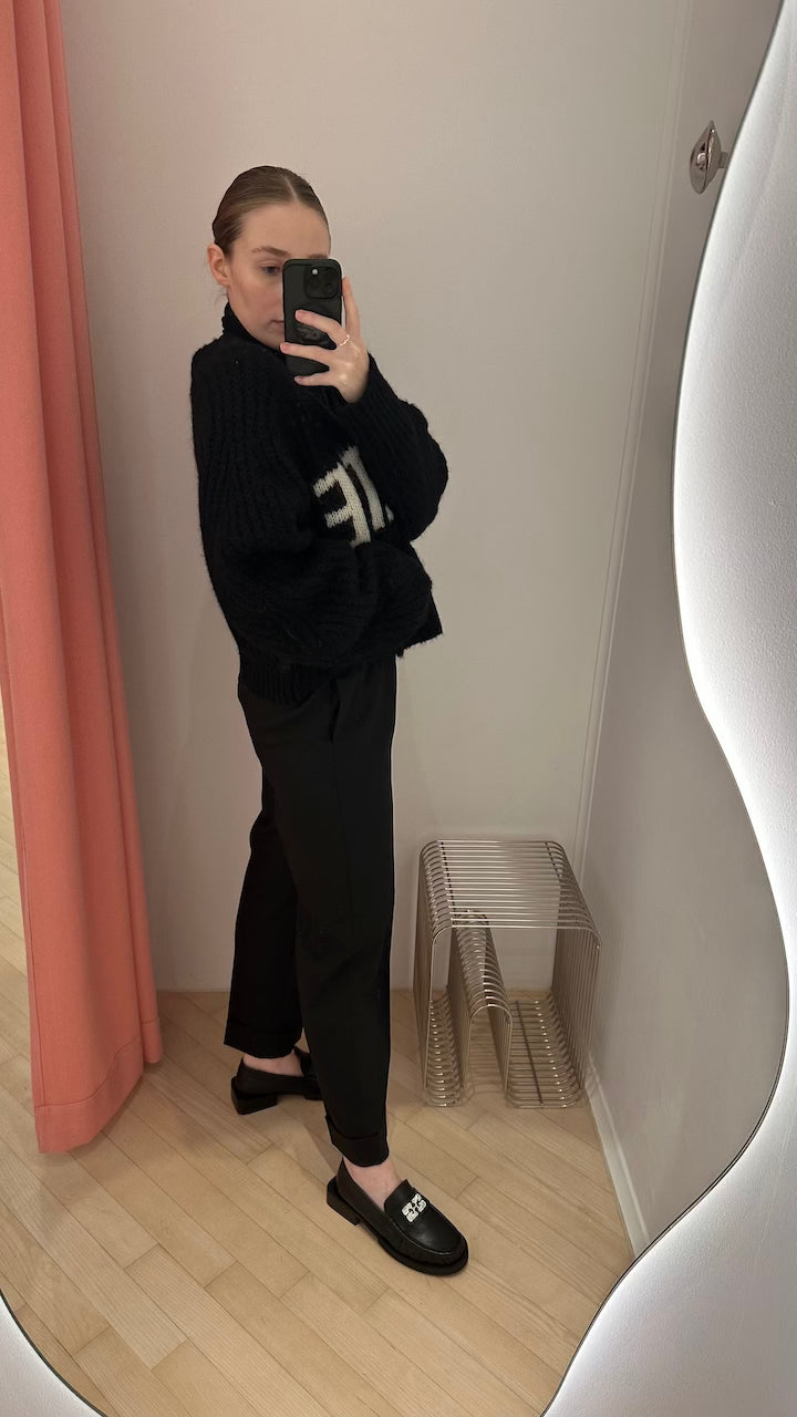 Franca Cool Wool Trousers black