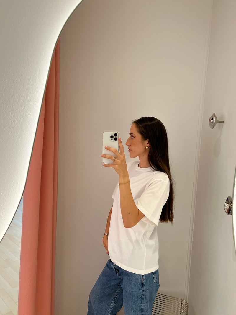 Loose Fit Tee white