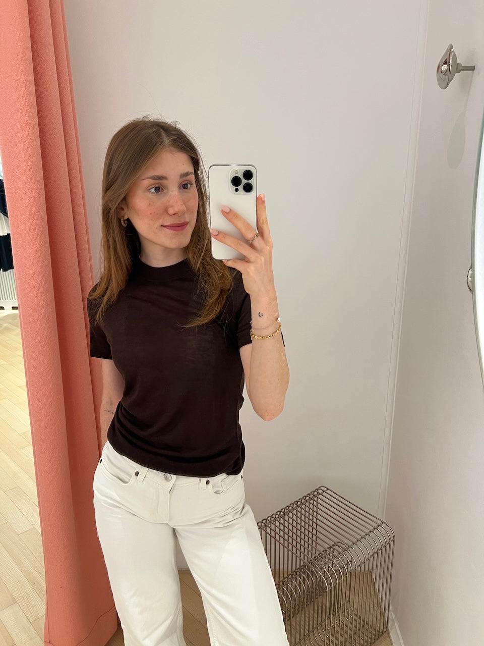 Lyocell Cashmere Tee brown