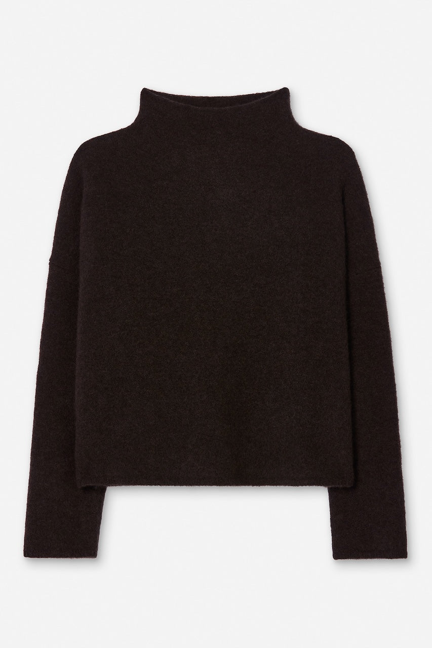 Mika Yak Funnelneck Sweater golden brown