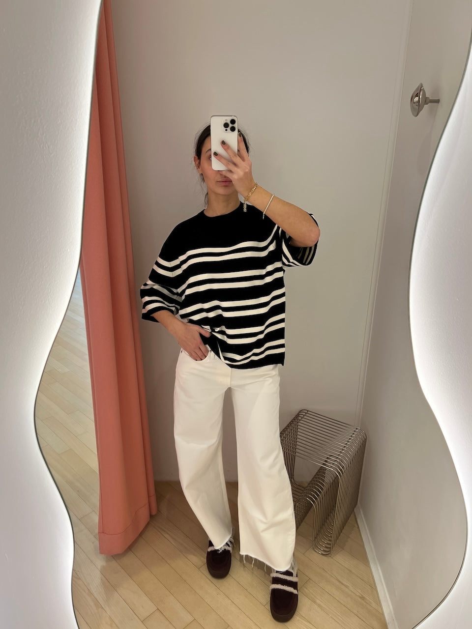 Milano Knit T-Shirt black/white