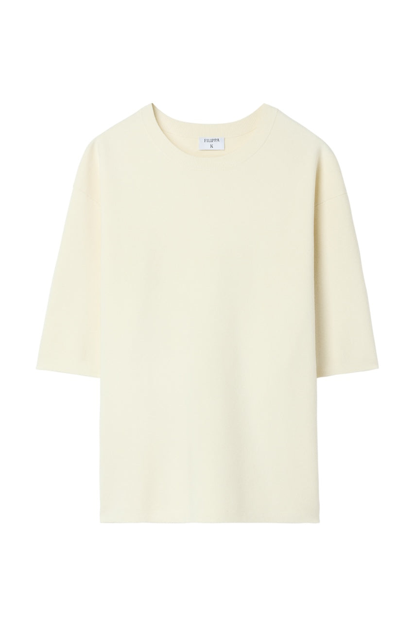 Milano Knit T-Shirt calico white