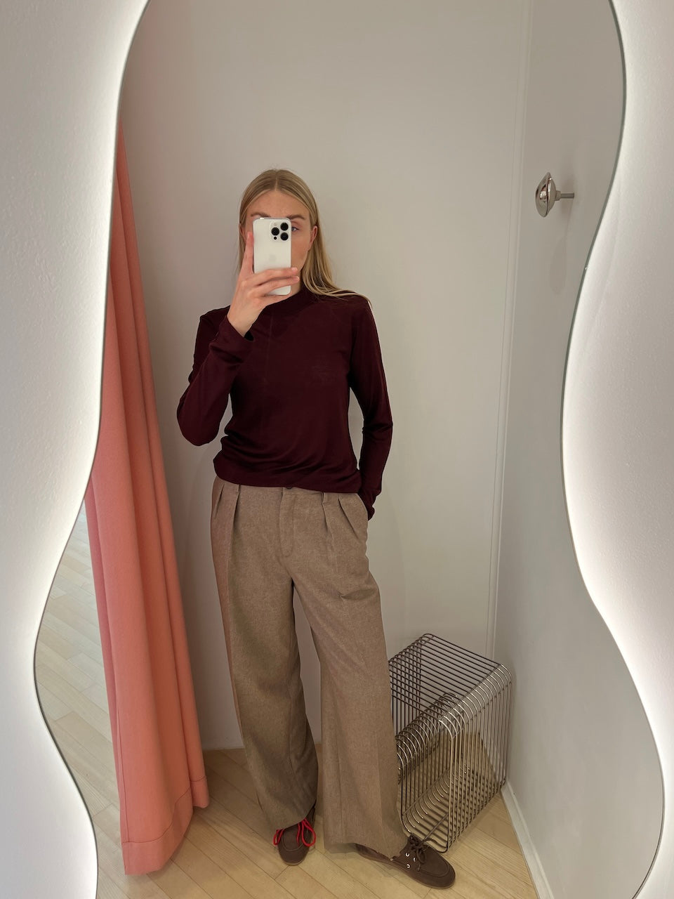 Paloma Flannel Trousers driftwood