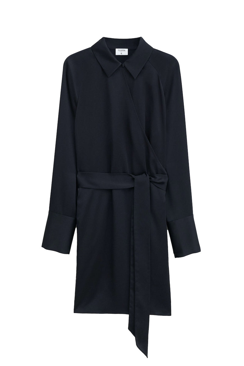 All black shirt dress clearance