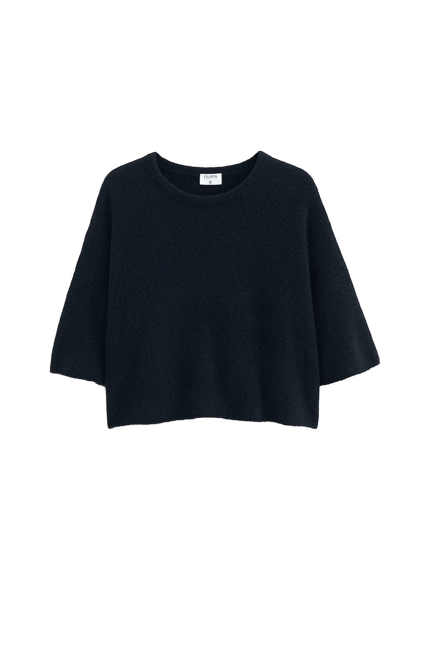 Wool Yak Tee black