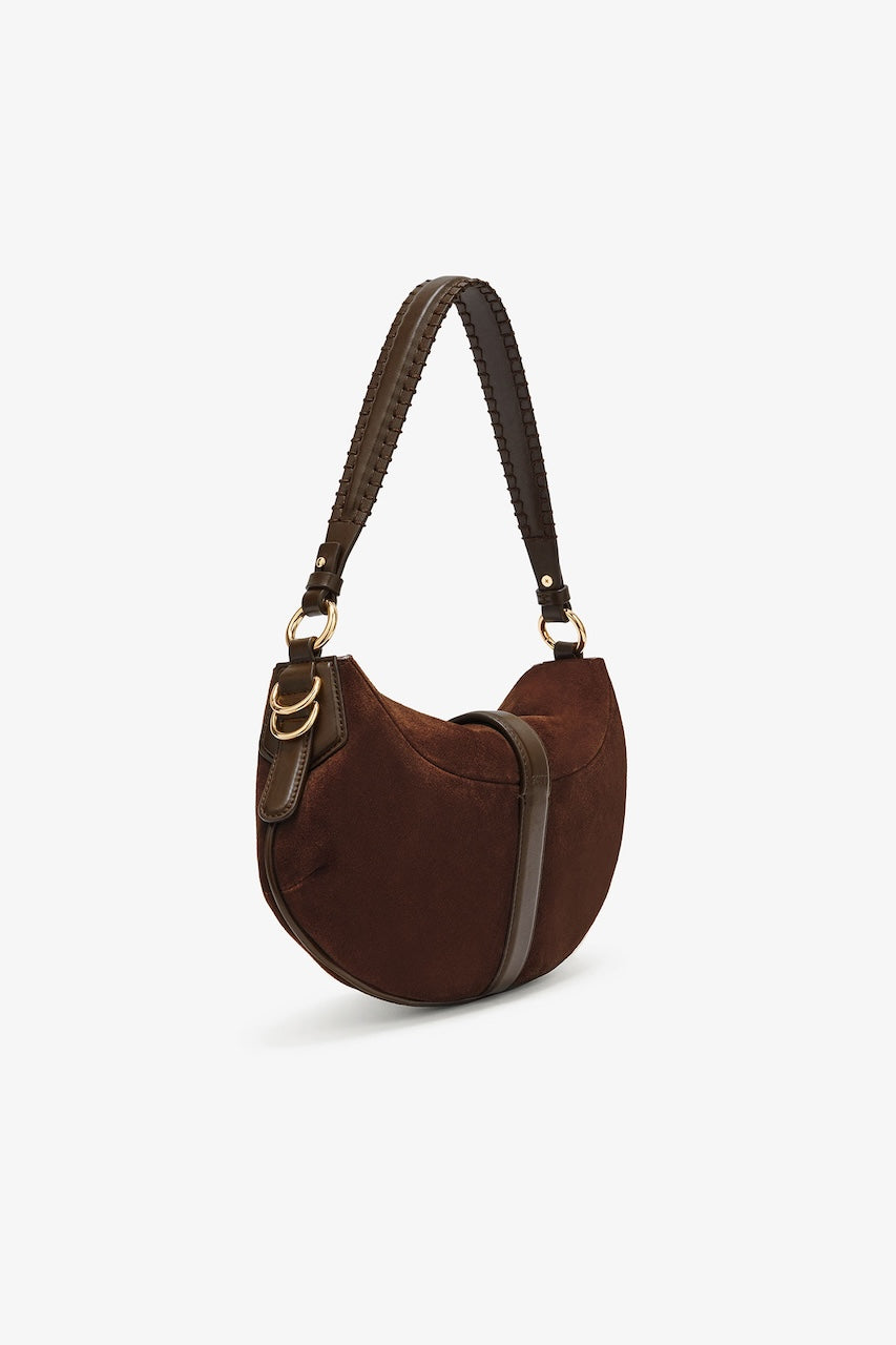 B-Kat Recycled Suede Pelinova Bag chicory coffee