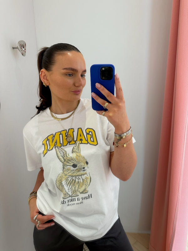 Basic Jersey Baby Bun Relaxed T-Shirt bright white