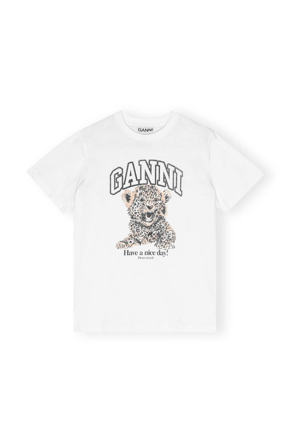Basic Jersey Leopard Relaxed T-Shirt leopard