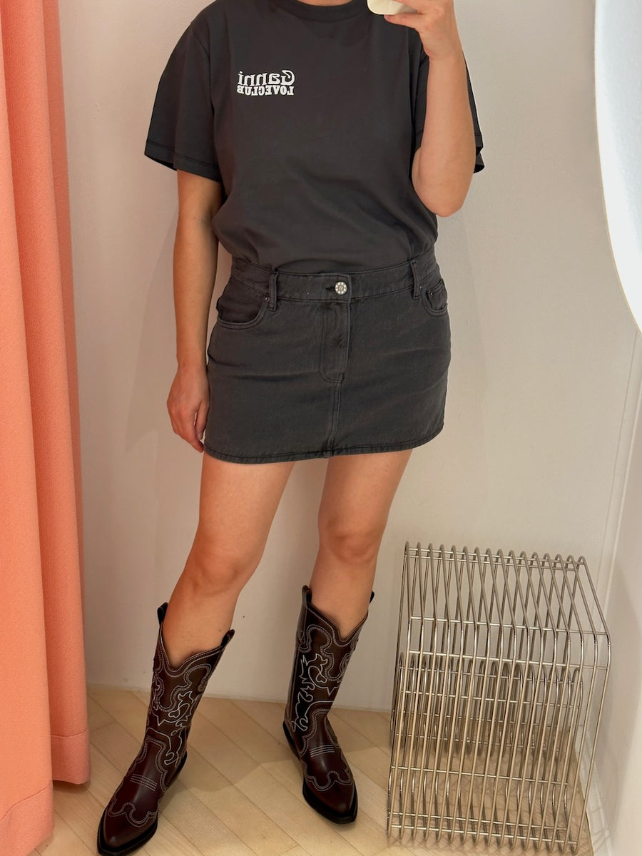 Mini Waist Skirt quiet shade