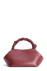 Ganni Bou Bag Small burgundy