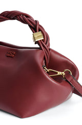 Ganni Bou Bag Small burgundy