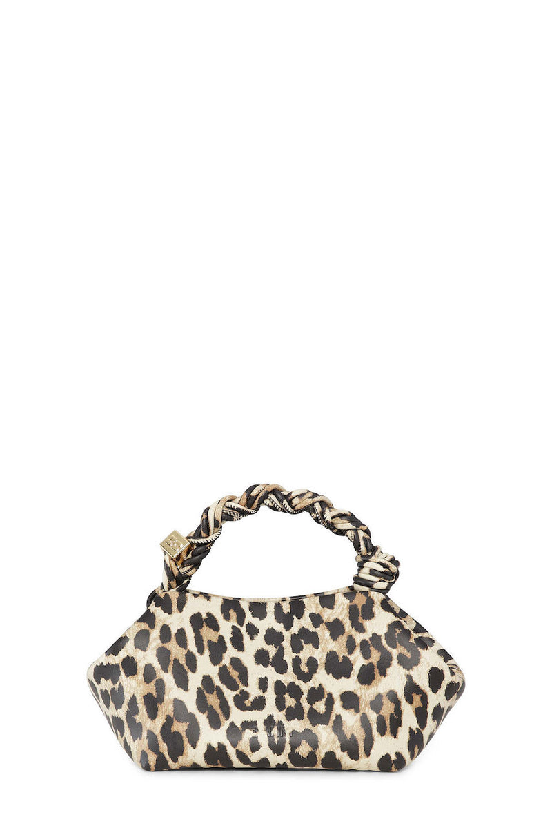 Ganni Bou Bag Small Leopard