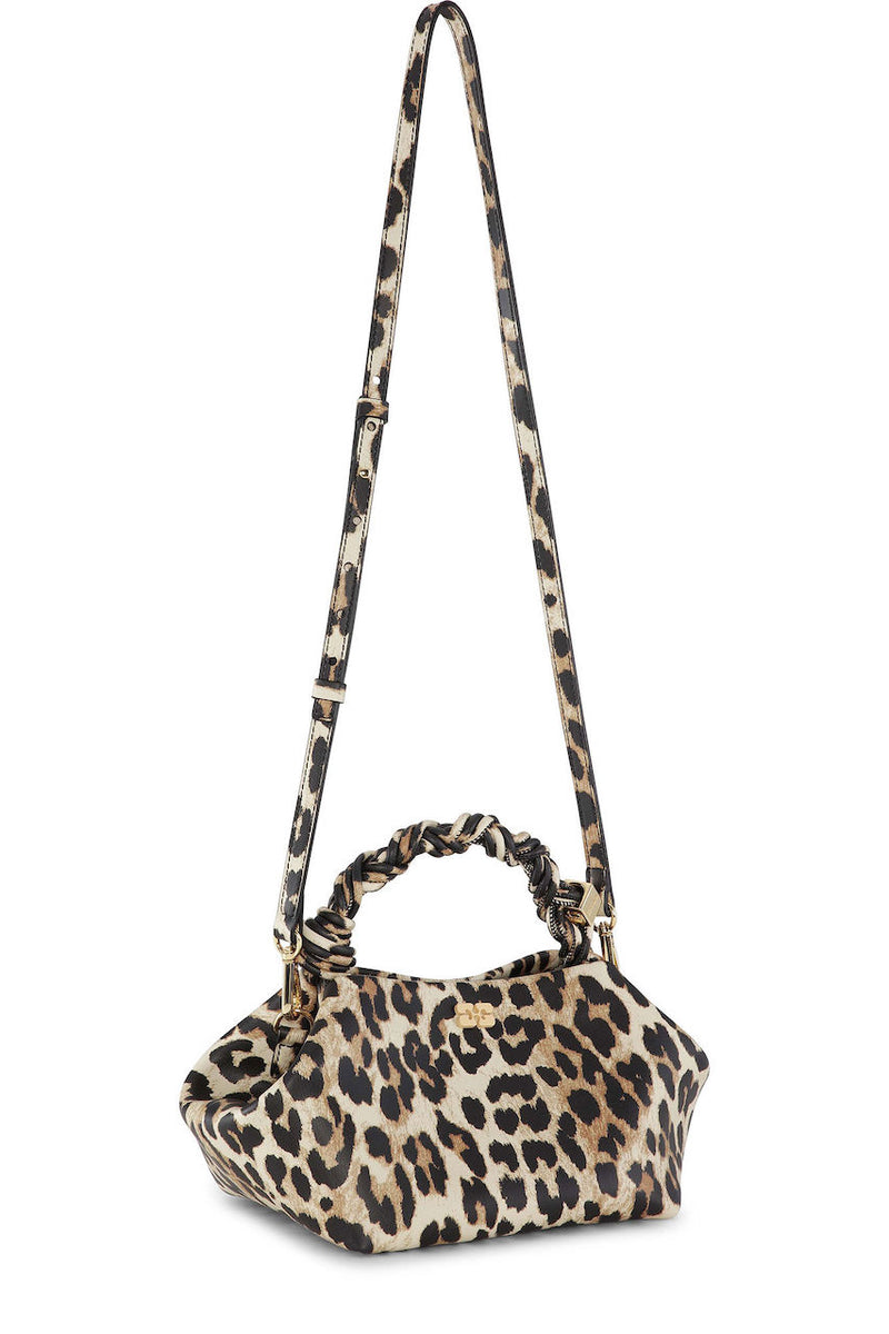 Ganni Bou Bag Small Leopard