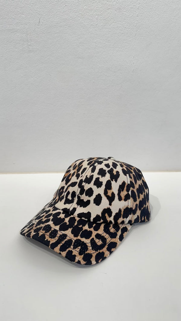 Cap Hat Print leopard