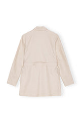 Cotton Melange Tailoring Blazer angora