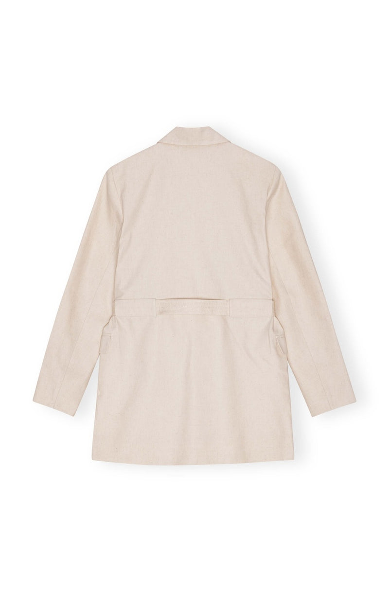 Cotton Melange Tailoring Blazer angora