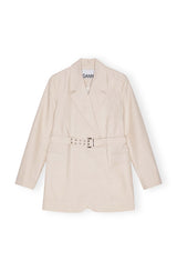 Cotton Melange Tailoring Blazer angora