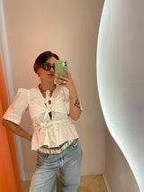 Double Eyelet Belt egret
