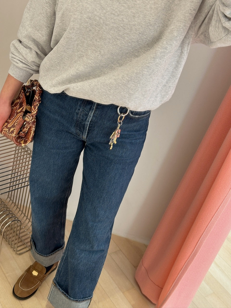 Key Ring silver and gold