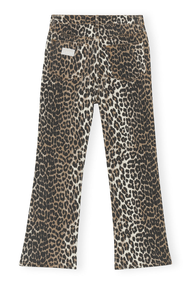 Leopard Betzy Cropped Jeans