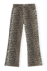 Leopard Betzy Cropped Jeans