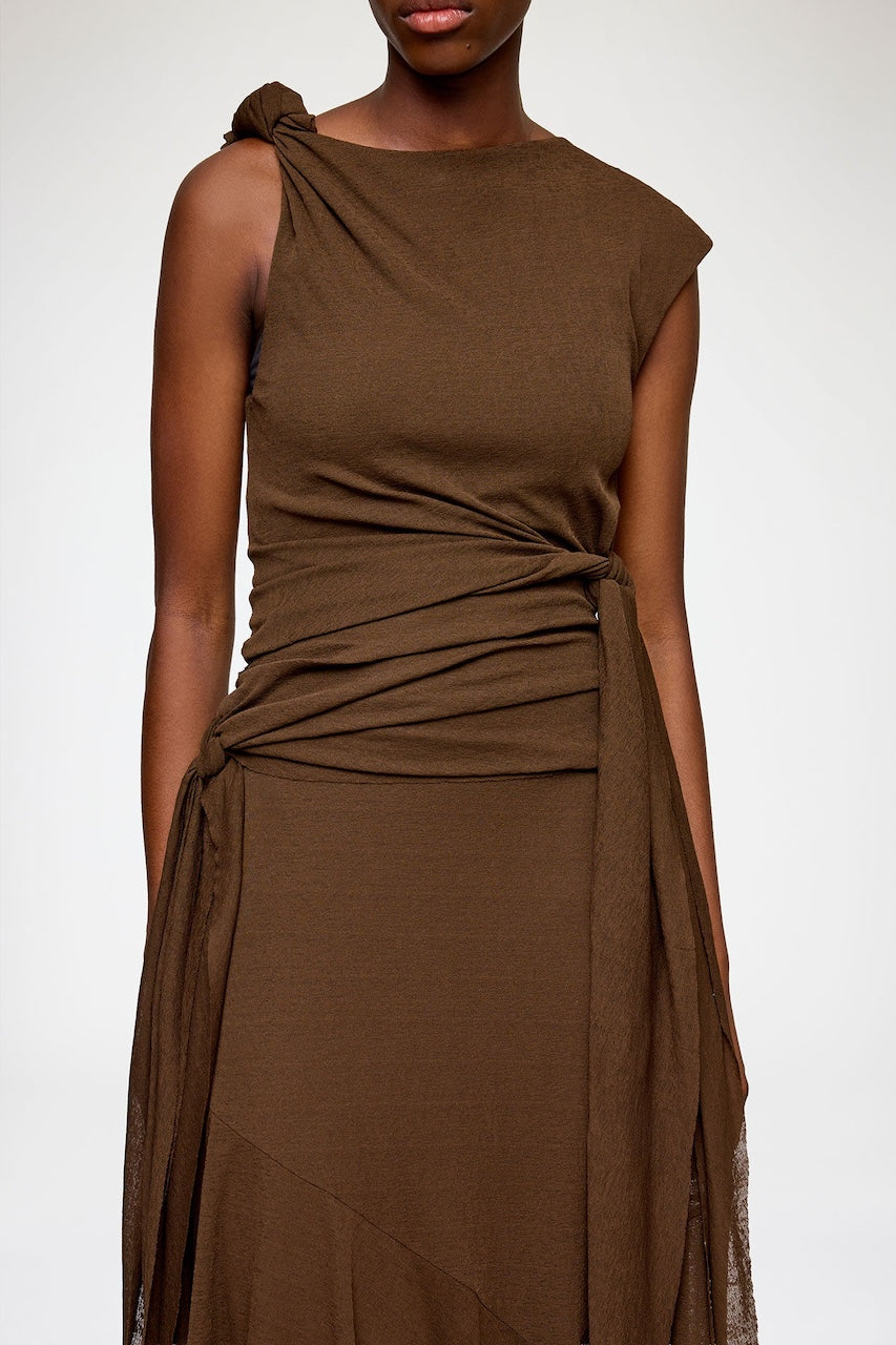 Marl Mesh Dress demitasse