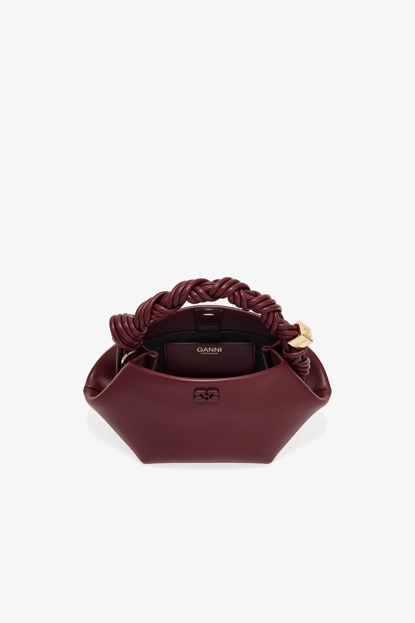 Ganni Mini Bou Bag burgundy
