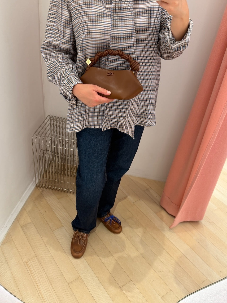 Ganni Mini Bou Bag Butter sorrel horse