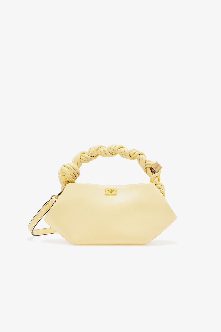 Ganni Mini Bou Bag yellow cream