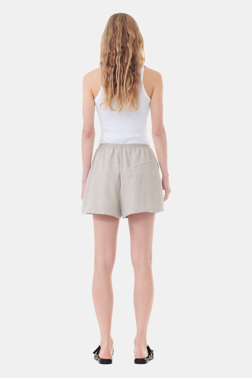 Soft Cotton Rib Tank Top bright white