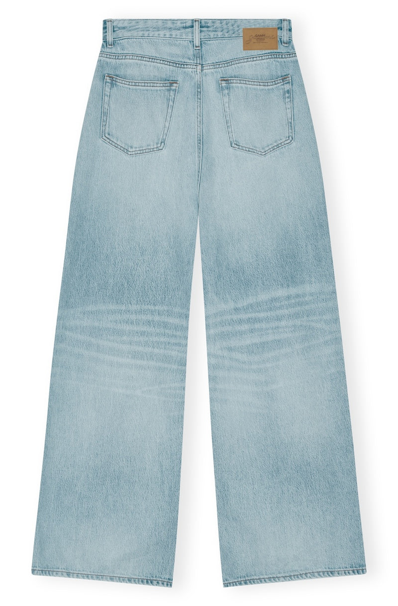 Soft Rigid Denim Baggy Jeans light blue stone