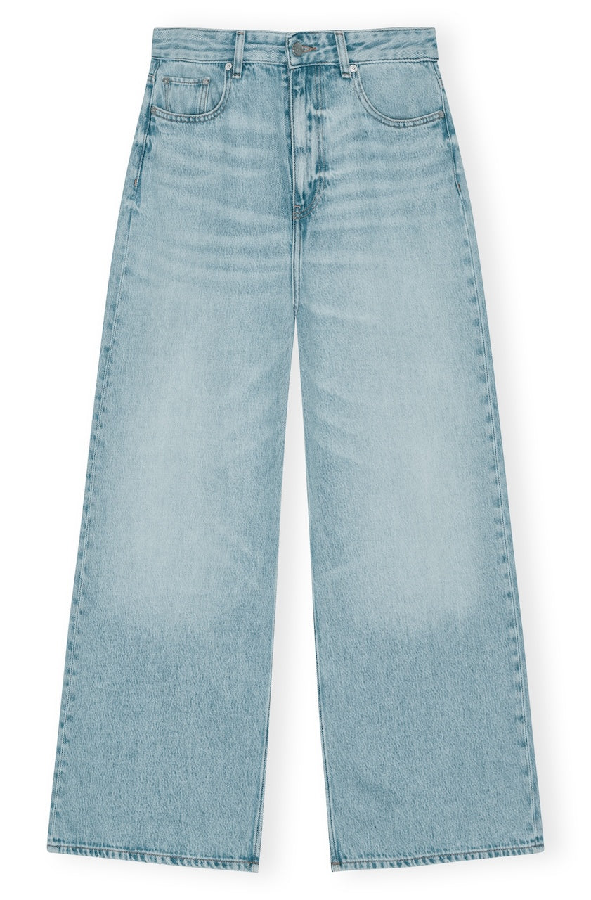 Soft Rigid Denim Baggy Jeans light blue stone