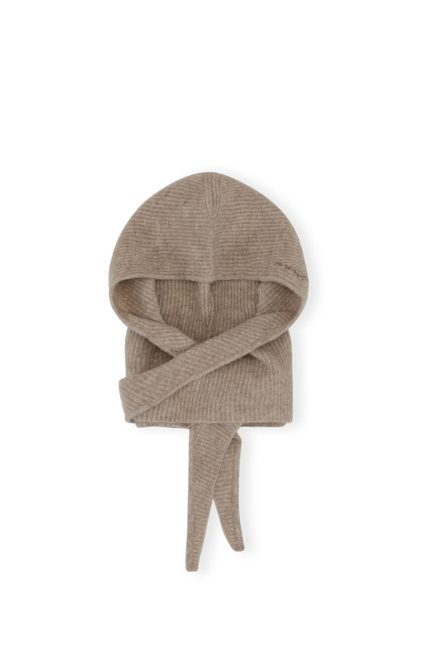 Soft Wool Balaclava almond milk