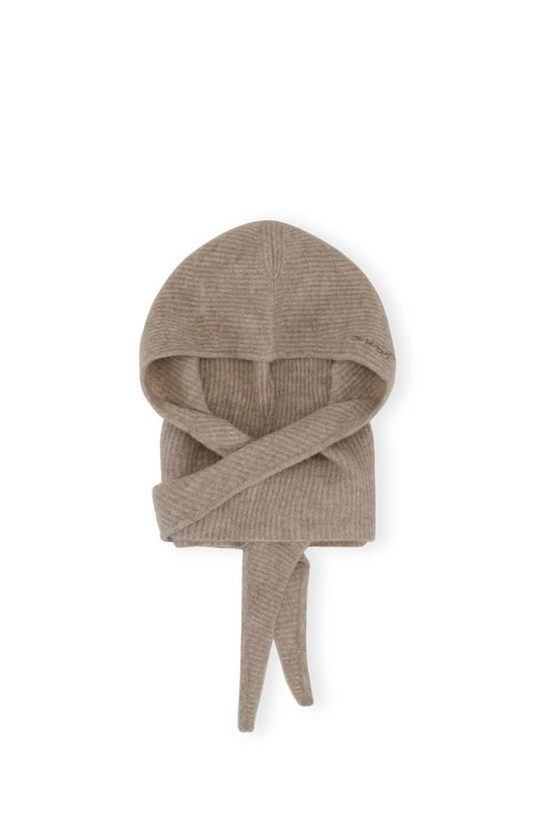 Soft Wool Balaclava almond milk