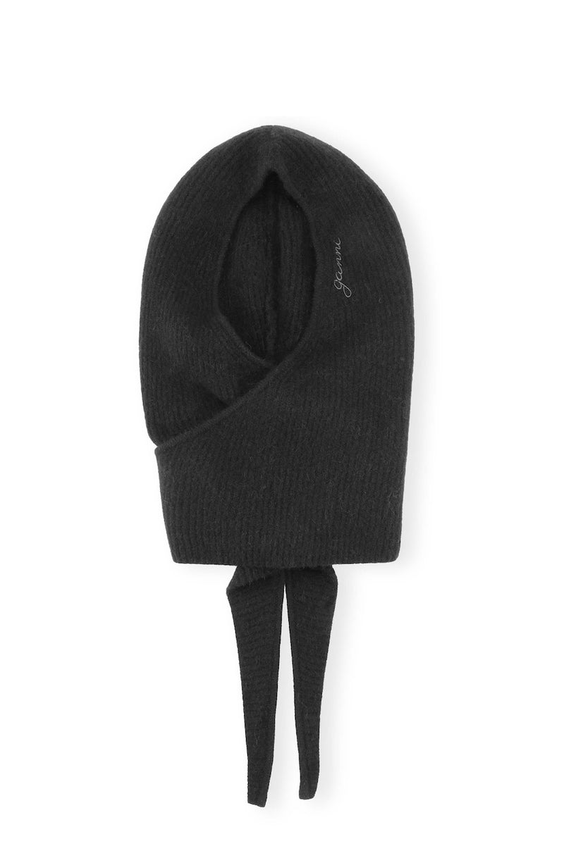 Soft Wool Balaclava black