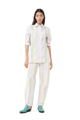 Striped Cotton Shirt multicolour