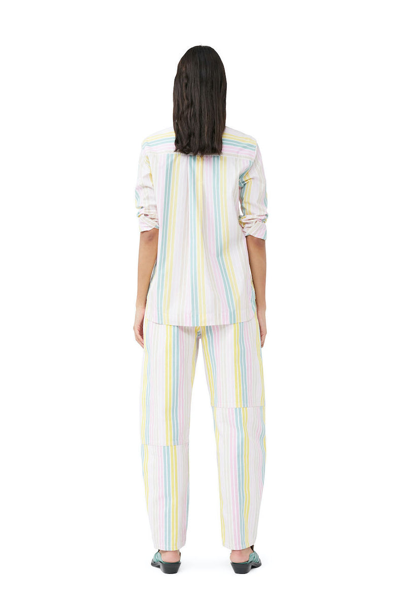 Striped Cotton Shirt multicolour